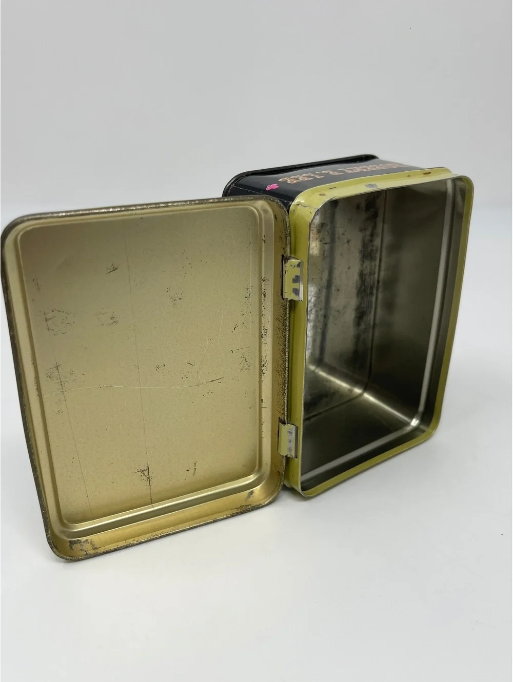 Vintage Robert E Lee Riverboat Playing Cards Deck Tin Case Novelty Trick Cards